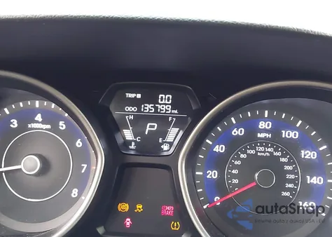 2013 Hyundai Elantra Limited z USA, uszkodzony, nr VIN 5NPDH4AE3DH379385